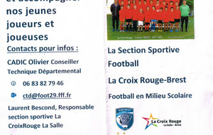 SECTION FOOTBALL COLLEGE LA CROIX ROUGE LA SALLE-BREST